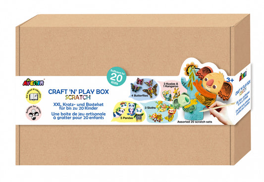Set creativ XXL de razuit - Craft  N  Play Box - Avenir