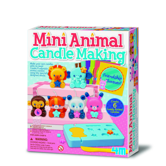 Set creativ DIY - Realizeaza lumanari in forma de animalute - 4M
