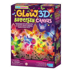 Set creativ - Panou luminos cu fluturi 3D - KidzMaker - 4M - Publisol.ro