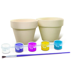 Set creativ - Picteaza propriile ghivece de teracota - 4M
