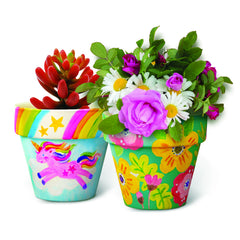Set creativ - Picteaza propriile ghivece de teracota - 4M