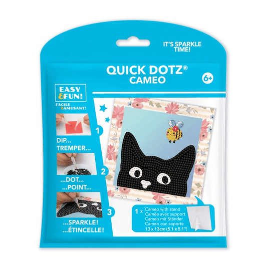 Set creativ pictura cu diamante - Mischievous - Pisica - Diamond Dotz® - Publisol.ro