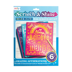 Set creativ Razuieste si Straluceste - Amazing Affirmations - Ooly