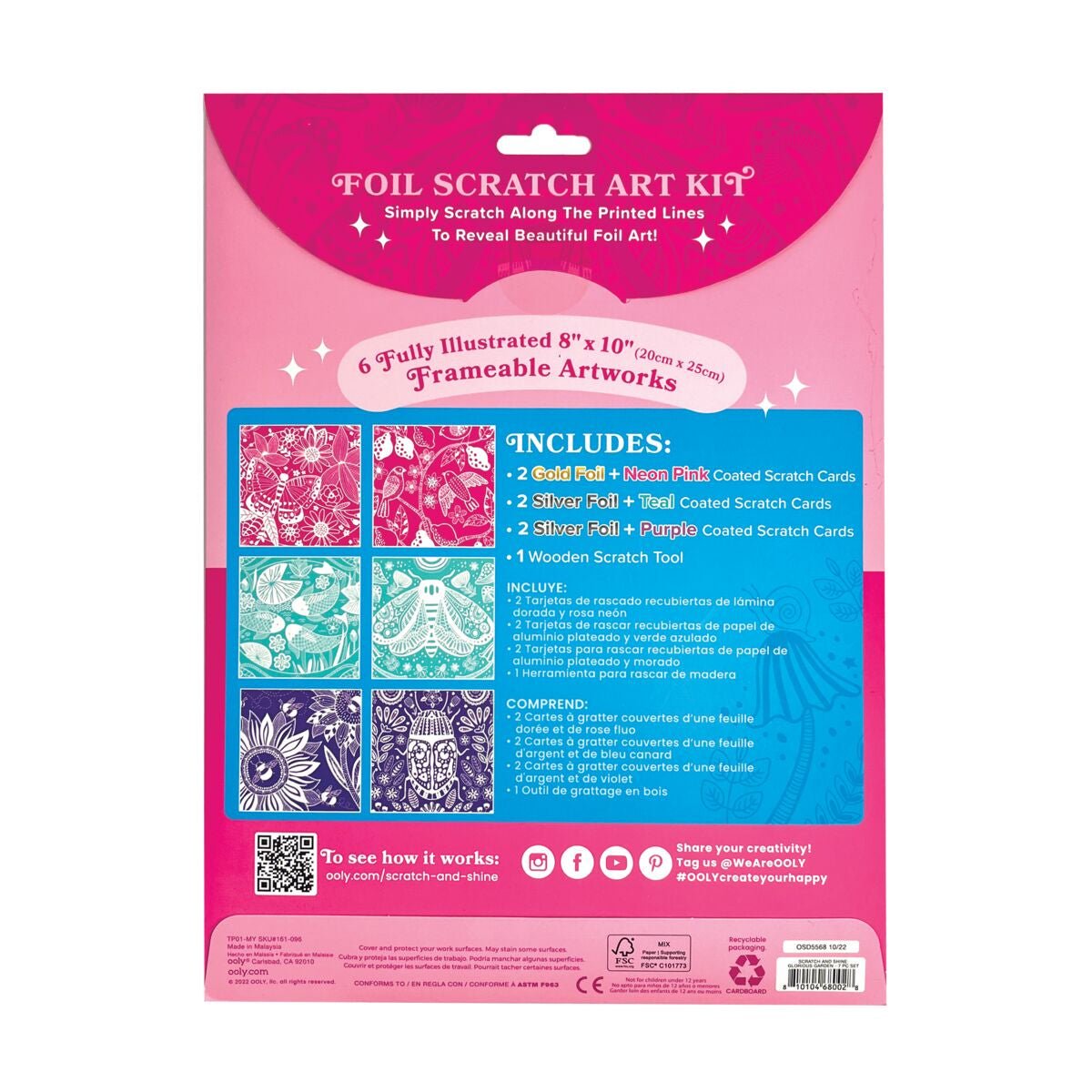 Set creativ Razuieste si Straluceste - Celestial Skies - Ooly - Publisol.ro