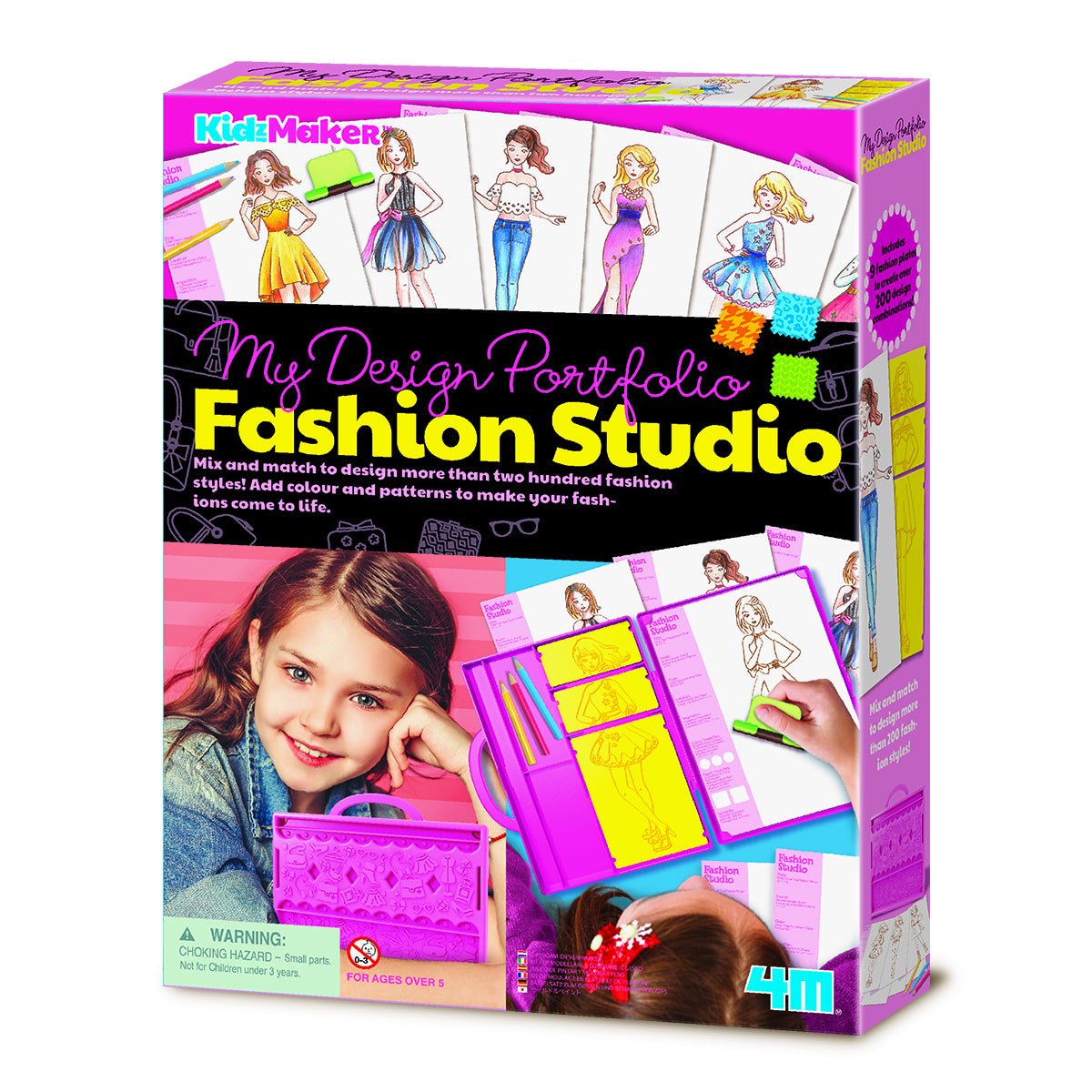 Set creativ - Studio Fashion Designer - 4M - Publisol.ro