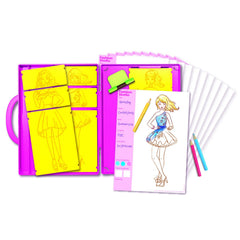 Set creativ - Studio Fashion Designer - 4M - Publisol.ro