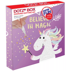 Set creativ tablou Believe in Magic, pictura cu diamante - Diamond Dotz® - Publisol.ro