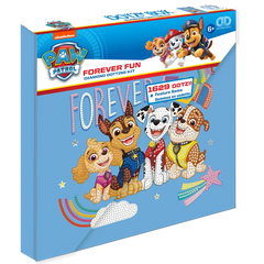 Set creativ tablou Forever Fun Patrula Catelusilor, pictura cu diamante - Diamond Dotz®