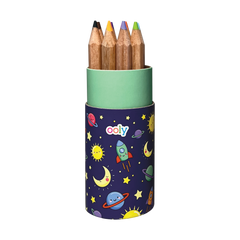 Set creioane Colorate cu ascutitoare Mini Draw n Doodle - Ooly