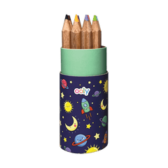 Set creioane Colorate cu ascutitoare Mini Draw n Doodle - Ooly - Publisol.ro
