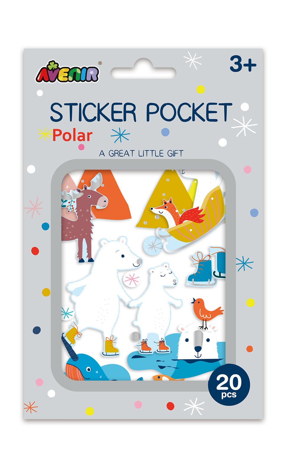 Set cu abtibilduri - Polar - Avenir - Publisol.ro