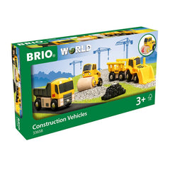 Set cu vehicule pentru constructii, BRIO - Publisol.ro