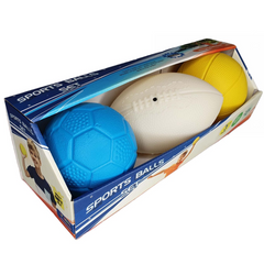 Set de 3 mingi sportive mini - Gerardo Toys