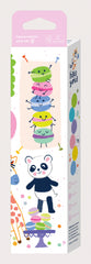 Set de 6 creioane cerate in forma de margele, Haku Yoka - culori Macarons - Avenir