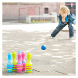 Set de bowling din lemn Skittles Jr., BS Toys - Publisol.ro