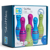 Set de bowling din lemn Skittles Jr., BS Toys - Publisol.ro