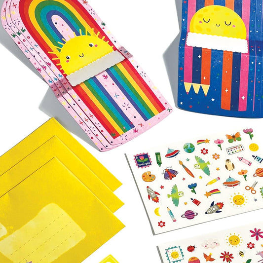 Set de carduri pentru notite si abtibilduri - Curcubee, Tiny Tadas! - Ooly
