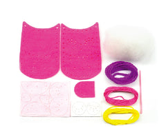 Set de cusut DIY - decoratiune topper pentru creion - Bufnita - Avenir
