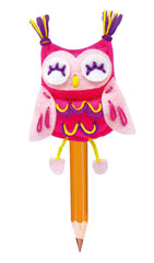 Set de cusut DIY - decoratiune topper pentru creion - Bufnita - Avenir - Publisol.ro