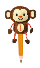 Set de cusut DIY - decoratiune topper pentru creion - Maimuta - Avenir - Publisol.ro