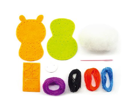 Set de cusut DIY - decoratiune topper pentru creion - Monstrulet - Avenir - Publisol.ro