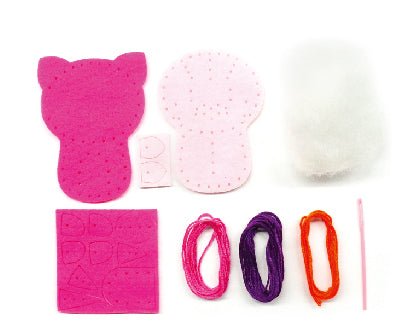 Set de cusut DIY - decoratiune topper pentru creion - Pisicuta - Avenir - Publisol.ro