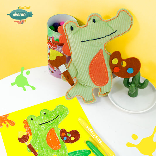 Set de cusut Prietenul Meu Animal - Crocodil artistic - Avenir