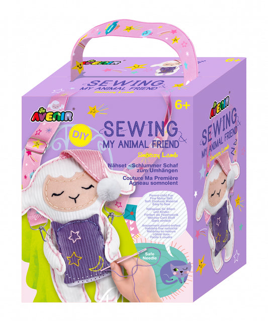 Set de cusut Prietenul Meu Animal - Mielusel somnoros - Avenir