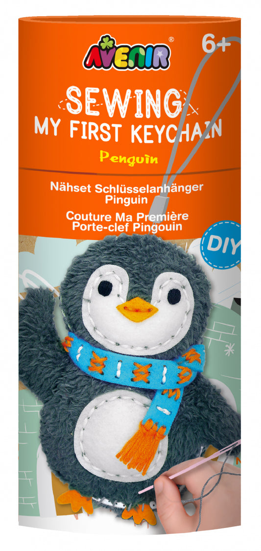 Set de cusut Primul meu Breloc - Pinguin - Avenir