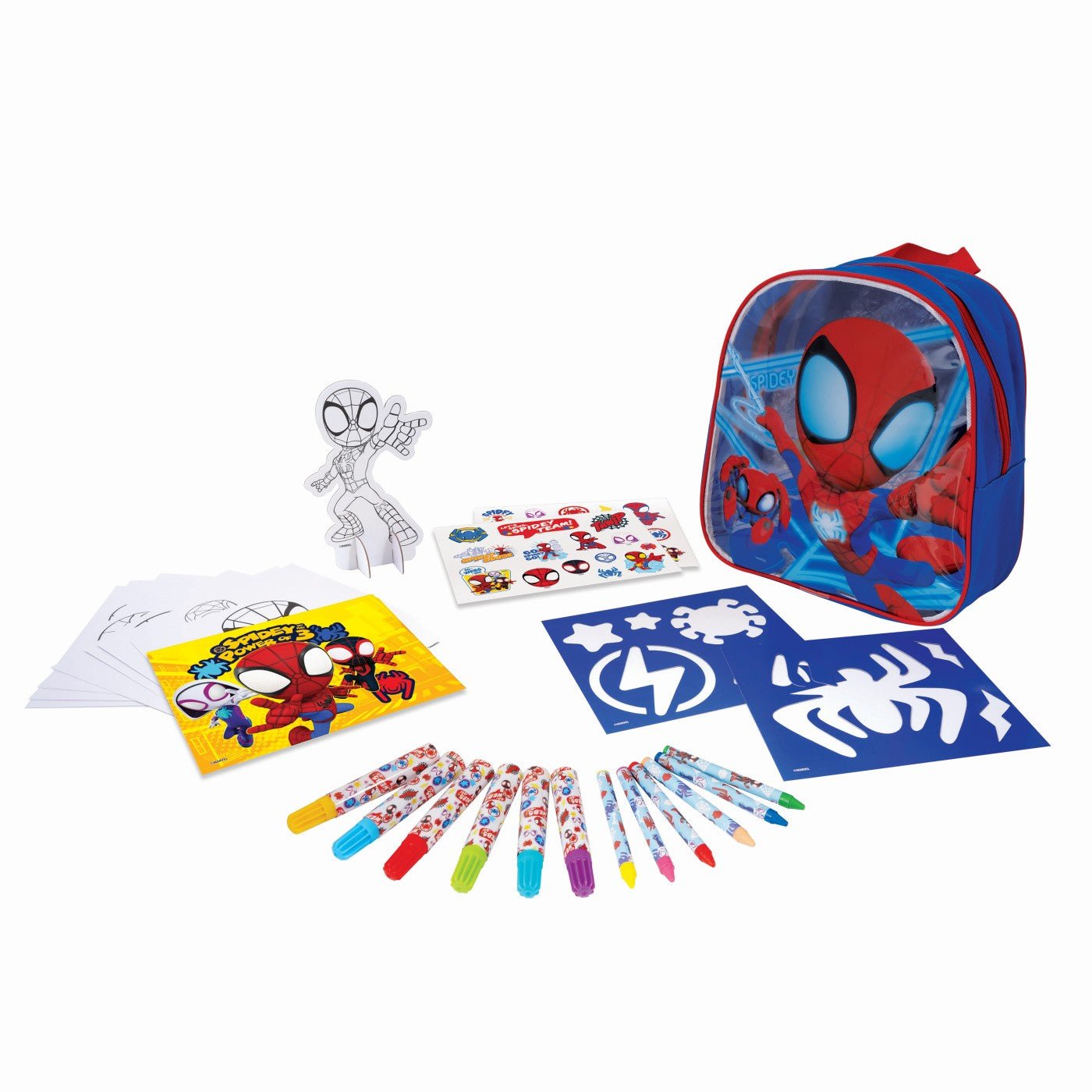 Set de desen in rucsac spidey and his amazing friends, AS - Publisol.ro