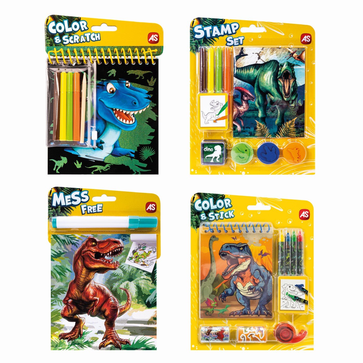 Set de desen pocket dinosaurs, AS - Publisol.ro