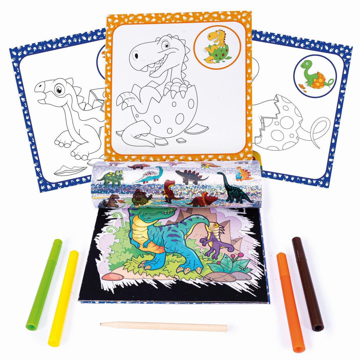 Set de desen pocket dinosaurs, AS - Publisol.ro