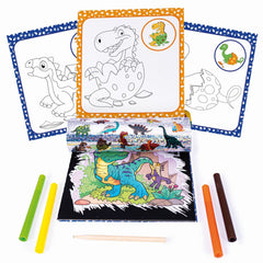 Set de desen pocket dinosaurs, AS - Publisol.ro