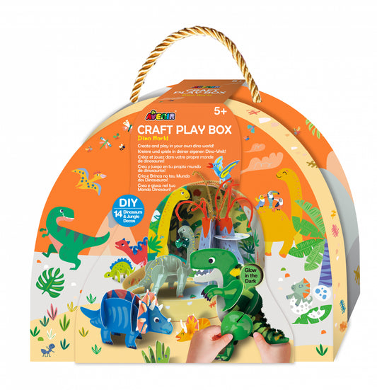 Set de joaca creativa DIY, portabil - Lumea Dinozaurilor - Avenir