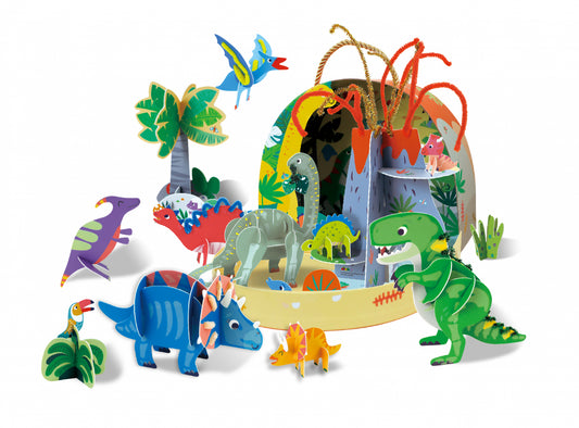 Set de joaca creativa DIY, portabil - Lumea Dinozaurilor - Avenir