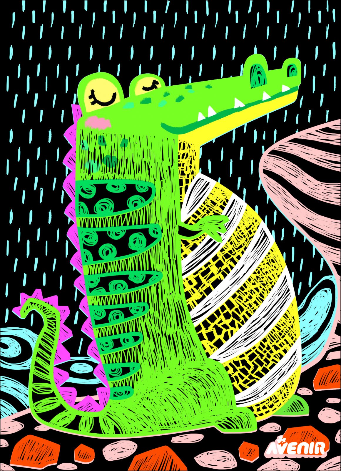 Set de razuit - 4 Animale magice - Avenir - Publisol.ro