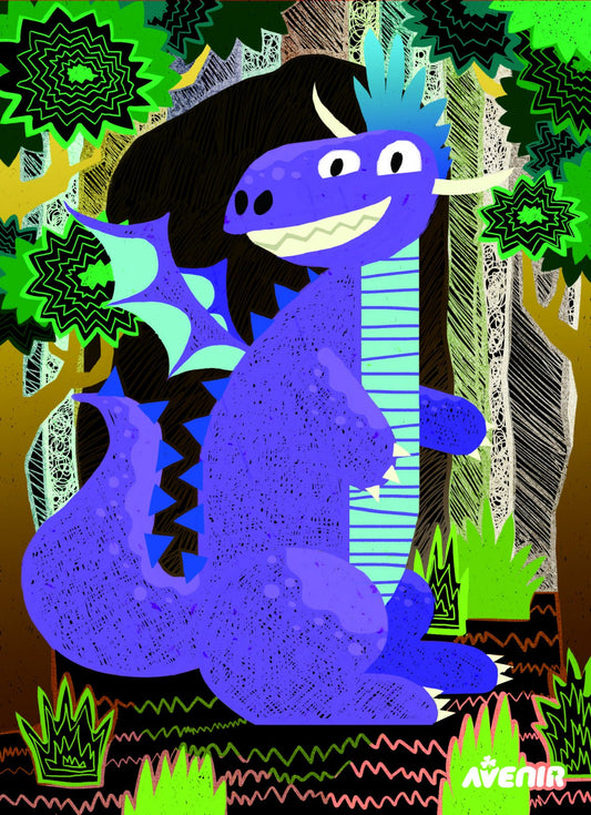 Set de razuit - 4 Dragoni magici - Avenir - Publisol.ro