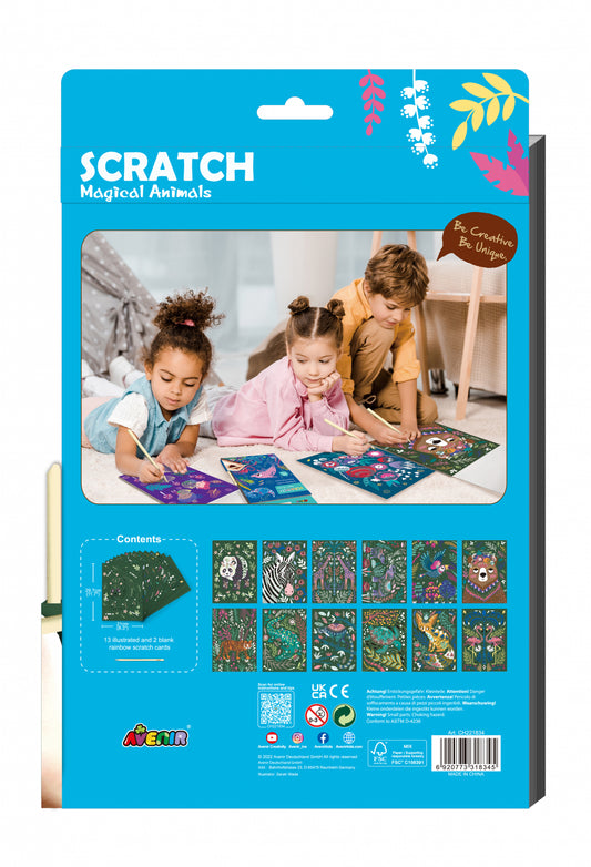 Set de razuit A4 - Animale magice - Avenir
