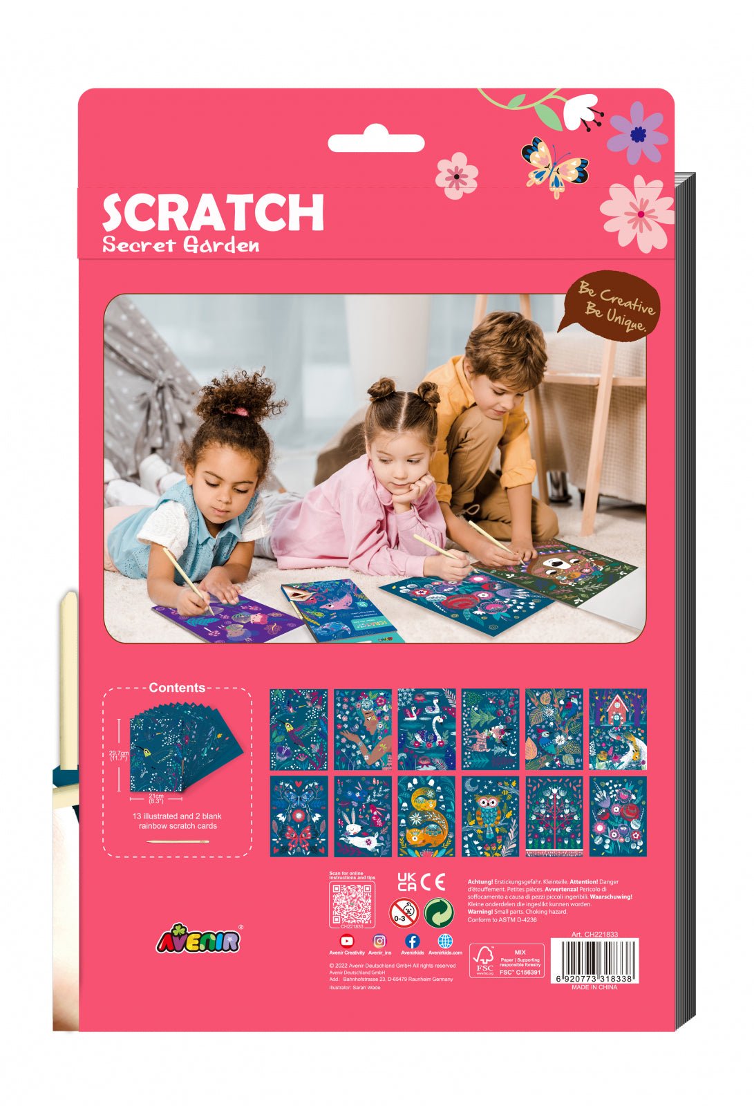 Set de razuit A4 - Gradina secreta - Avenir - Publisol.ro