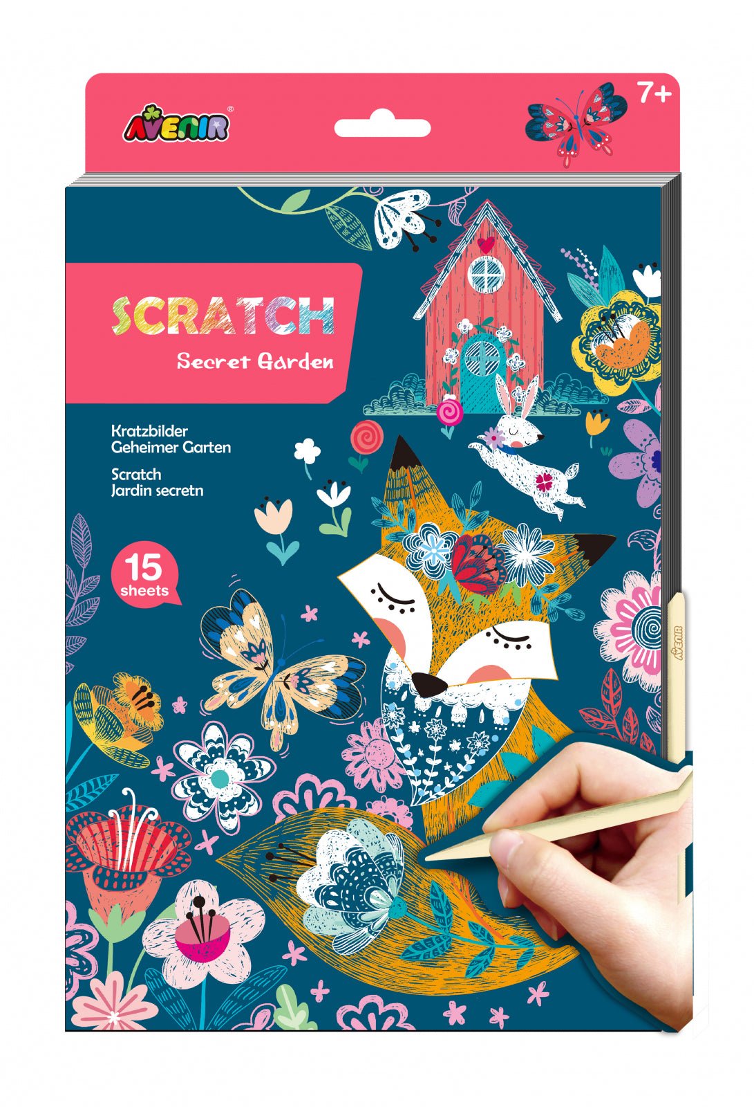 Set de razuit A4 - Gradina secreta - Avenir - Publisol.ro