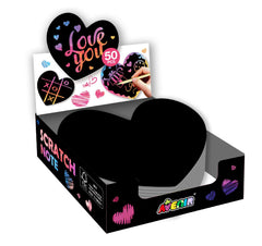 Set de razuit - Notite in forma de Inima - 50 de cartonase - Avenir - Publisol.ro