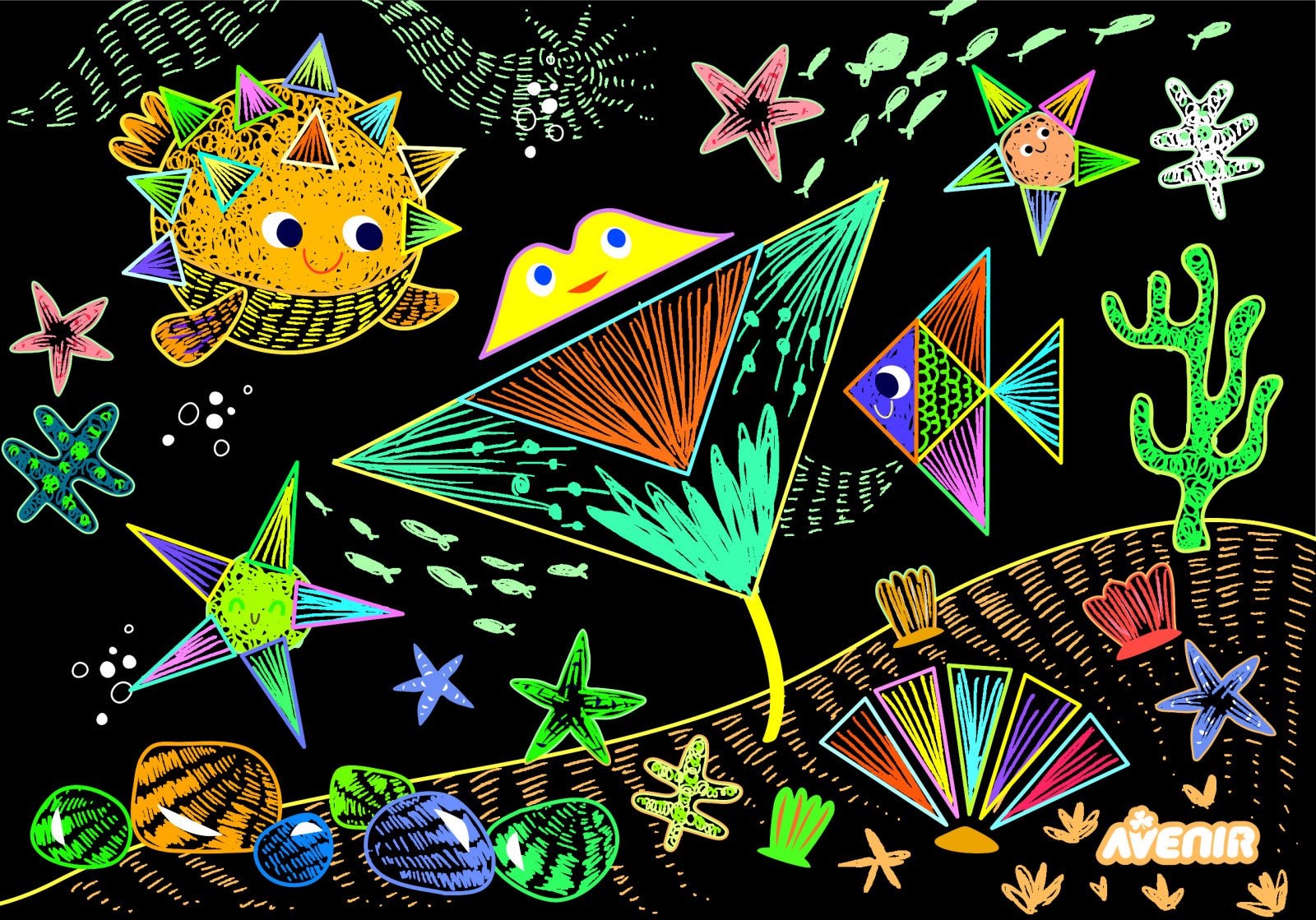 Set de razuit - Ocean Nivel 2 - Avenir - Publisol.ro