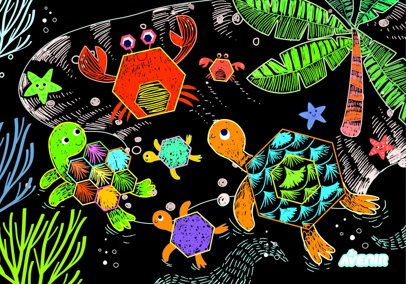 Set de razuit - Ocean Nivel 2 - Avenir - Publisol.ro