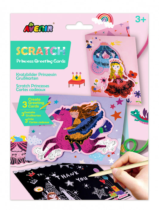 Set de razuit si realizat Felicitari - Printese - Avenir