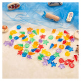 Set de sortare, Scoici translucide colorate, 72 piese, TickiT - Publisol.ro