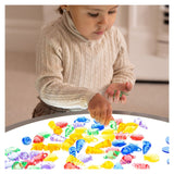 Set de sortare, Scoici translucide colorate, 72 piese, TickiT - Publisol.ro