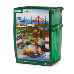 Set deluxe lumea trenuletelor, BRIO - Publisol.ro