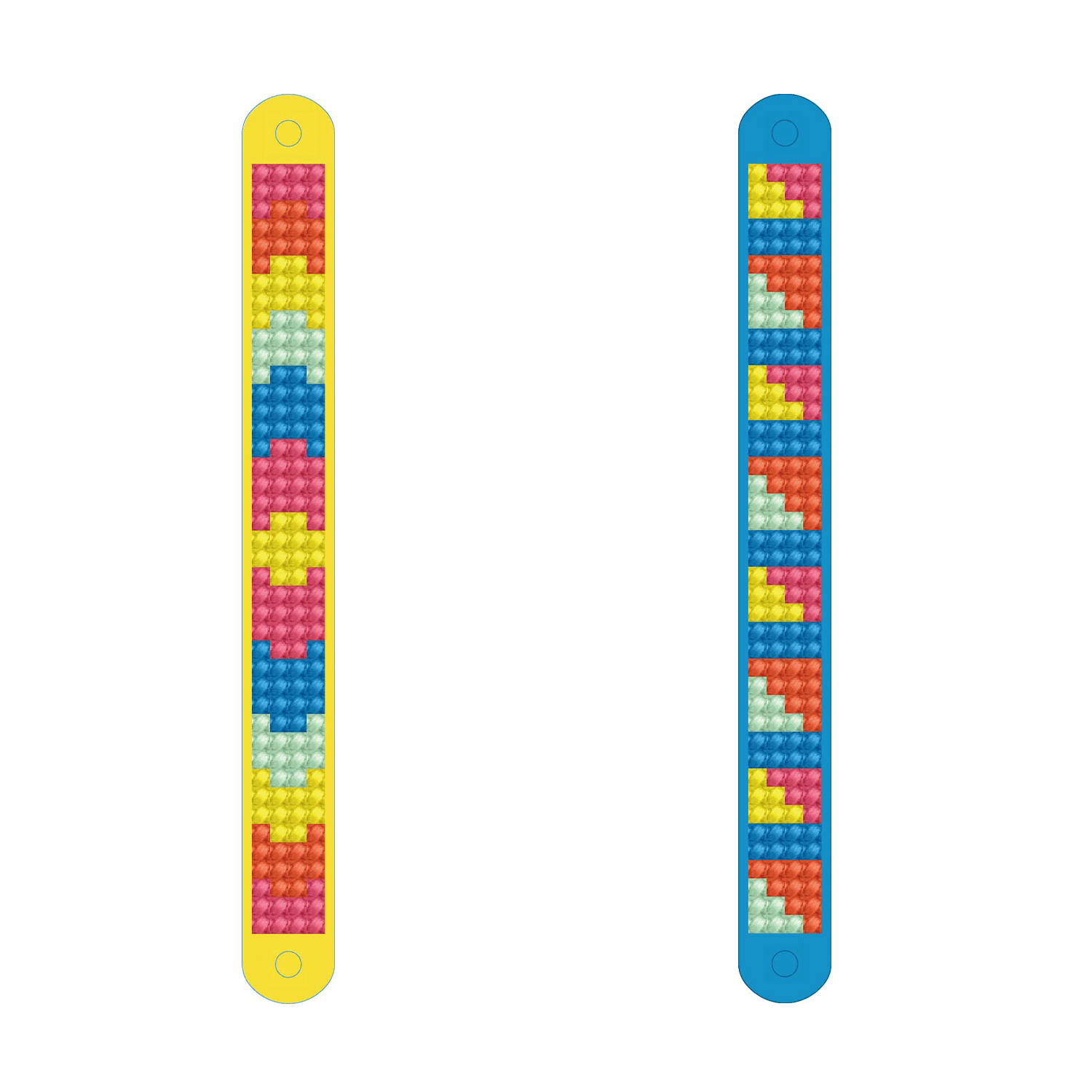 Set DIY creativ - bratari Neon, pictura cu diamante - Diamond Dotz® - Publisol.ro