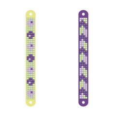 Set DIY creativ - bratari Spring, pictura cu diamante - Diamond Dotz®