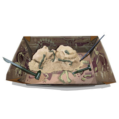 Set educativ Sapa si descopera Dinozauri - Velociraptor - 4M - Publisol.ro